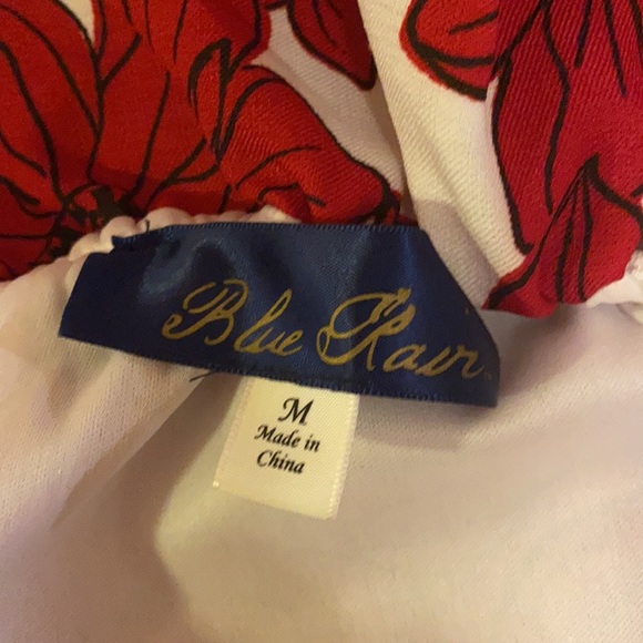 Blue Rain floral romper - Picture 3 of 3